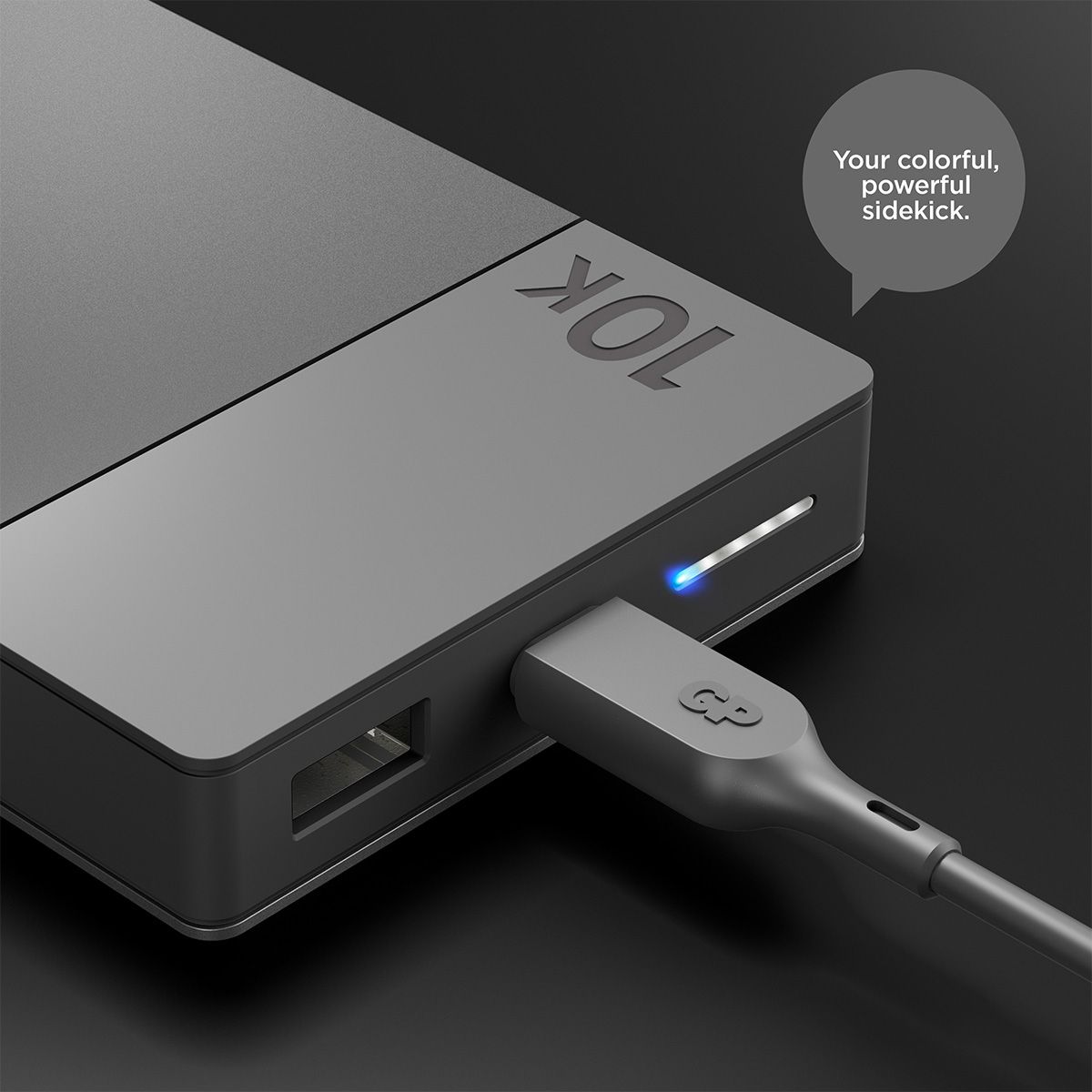 Powerbank M2 10000 mAh PD svart