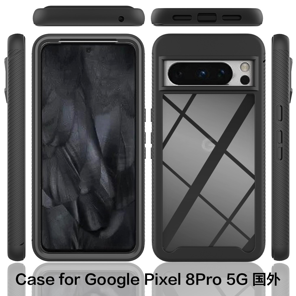 Full Cover Skal Google Pixel 8 Pro svart