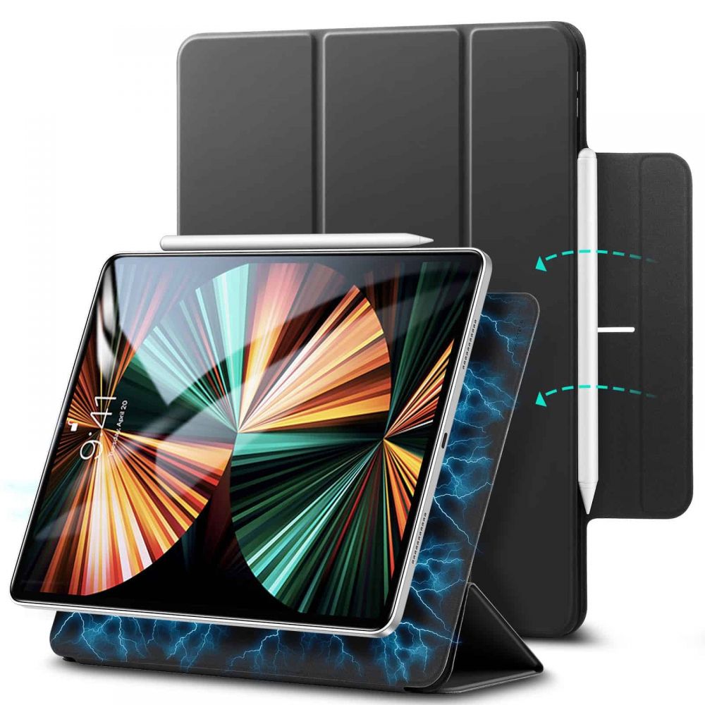 Rebound Magnetic Case iPad Pro 12.9 4th Gen (2020) Black