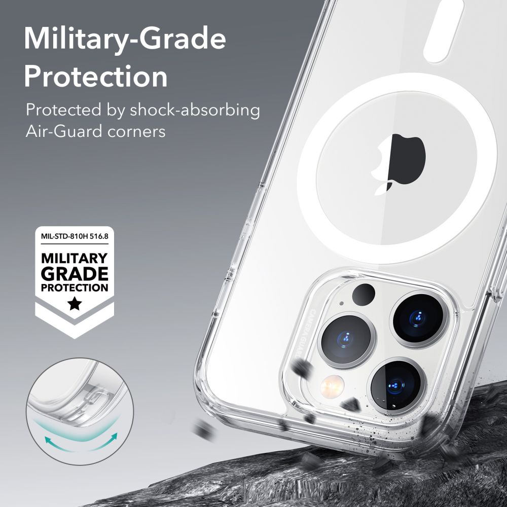 Classic Hybrid HaloLock MagSafe iPhone 14 Pro Max Genomskinlig