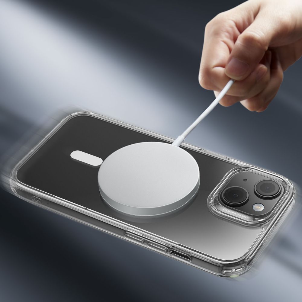 Classic Hybrid HaloLock MagSafe iPhone 15 Plus Genomskinlig