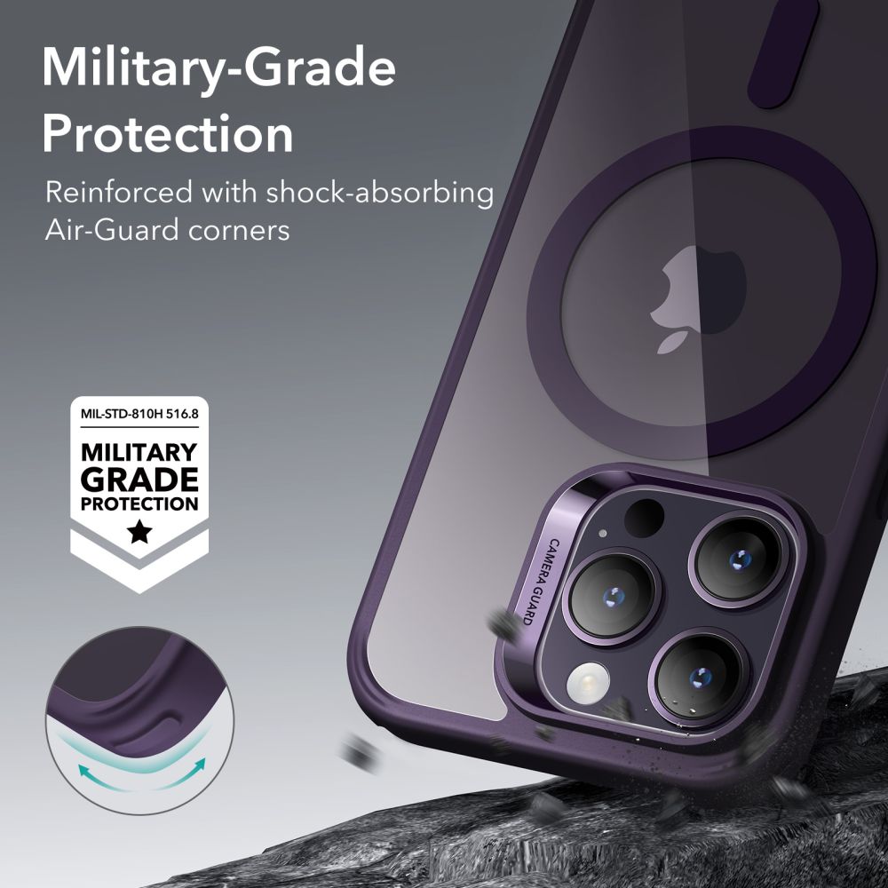 Classic Hybrid HaloLock MagSafe iPhone 14 Pro Max Lila