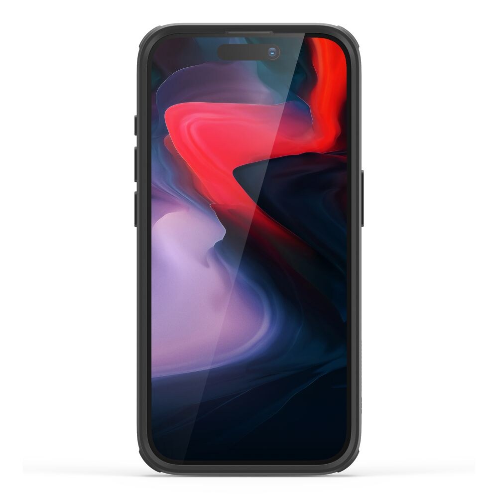 Classic Kickstand HaloLock MagSafe iPhone 15 Pro Svart/transparent