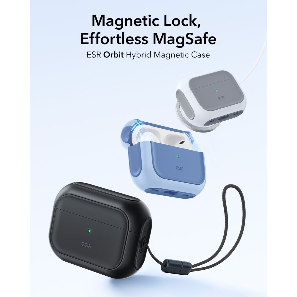 Orbit HaloLock Magsafe Skal Apple AirPods Pro 3 Vit