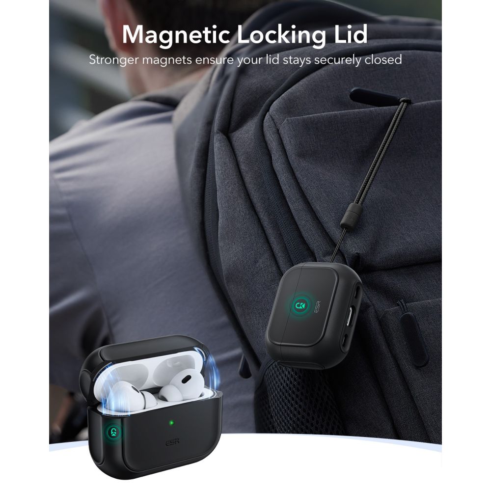 Orbit HaloLock Magsafe Skal Apple AirPods Pro 3 Black