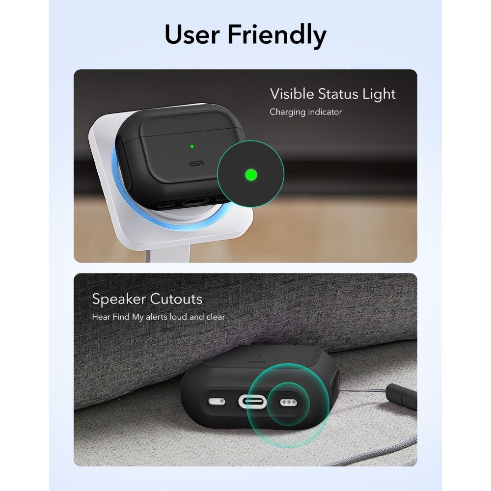 Orbit HaloLock Magsafe Skal Apple AirPods Pro 3 Black