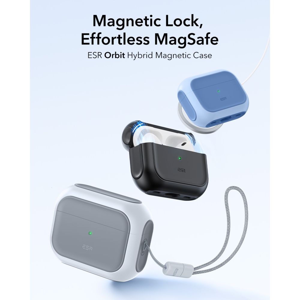 Orbit HaloLock Magsafe Skal Apple AirPods Pro 3 Vit