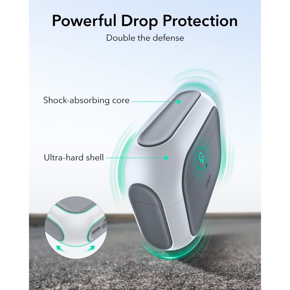 Orbit HaloLock Magsafe Skal Apple AirPods Pro 3 Vit