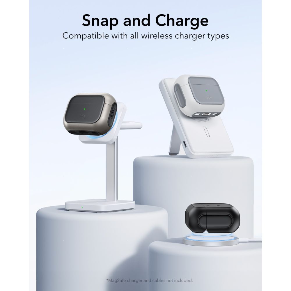 Orbit HaloLock Magsafe Skal Apple AirPods Pro 3 Vit