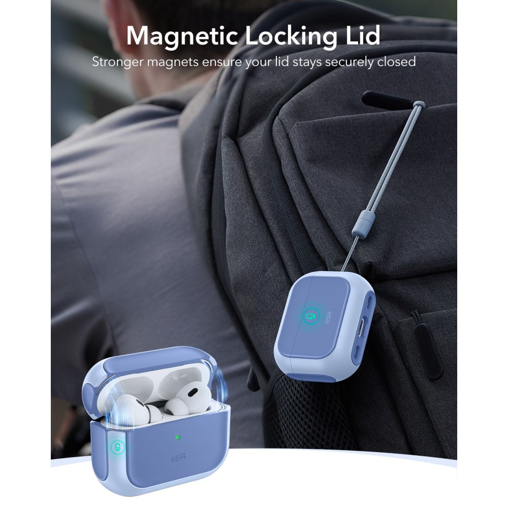 Orbit HaloLock Magsafe Skal Apple AirPods Pro 3 Blå
