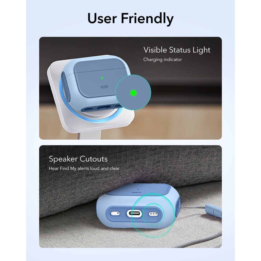 Orbit HaloLock Magsafe Skal Apple AirPods Pro 3 Blå