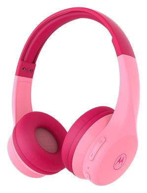 Moto JR300 On-Ear Wireless Barnhörlurar rosa