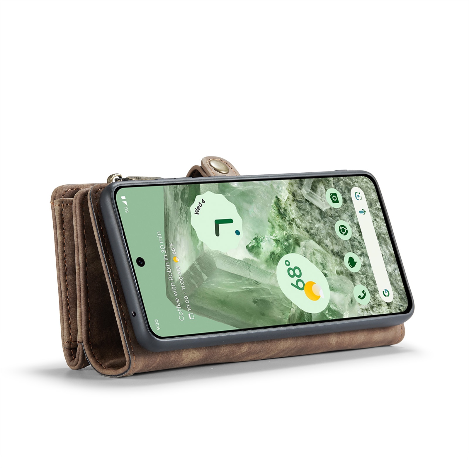 Multi-slot Plånboksfodral Google Pixel 8a Brun