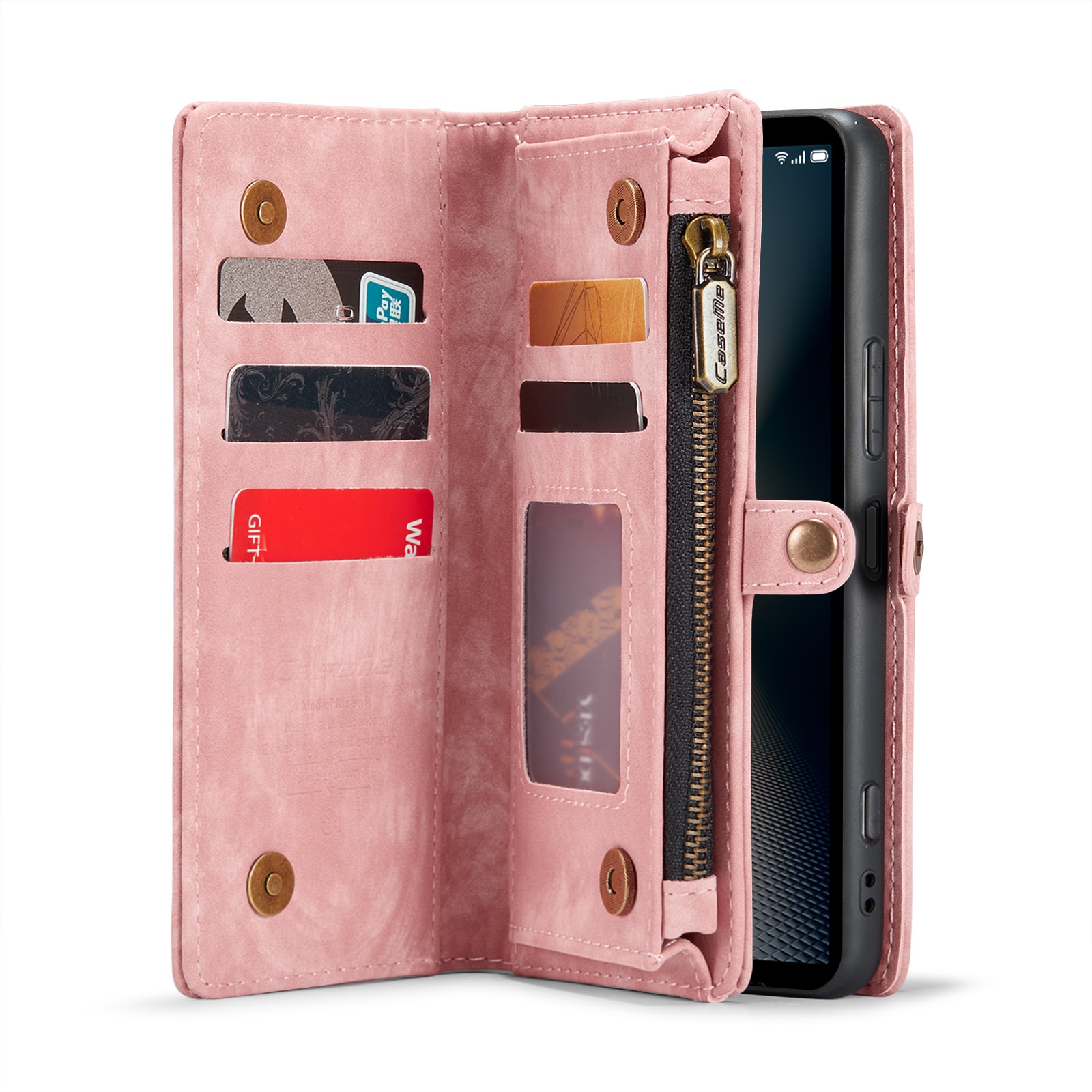 Multi-slot Plånboksfodral Sony Xperia 10 VI Rosa