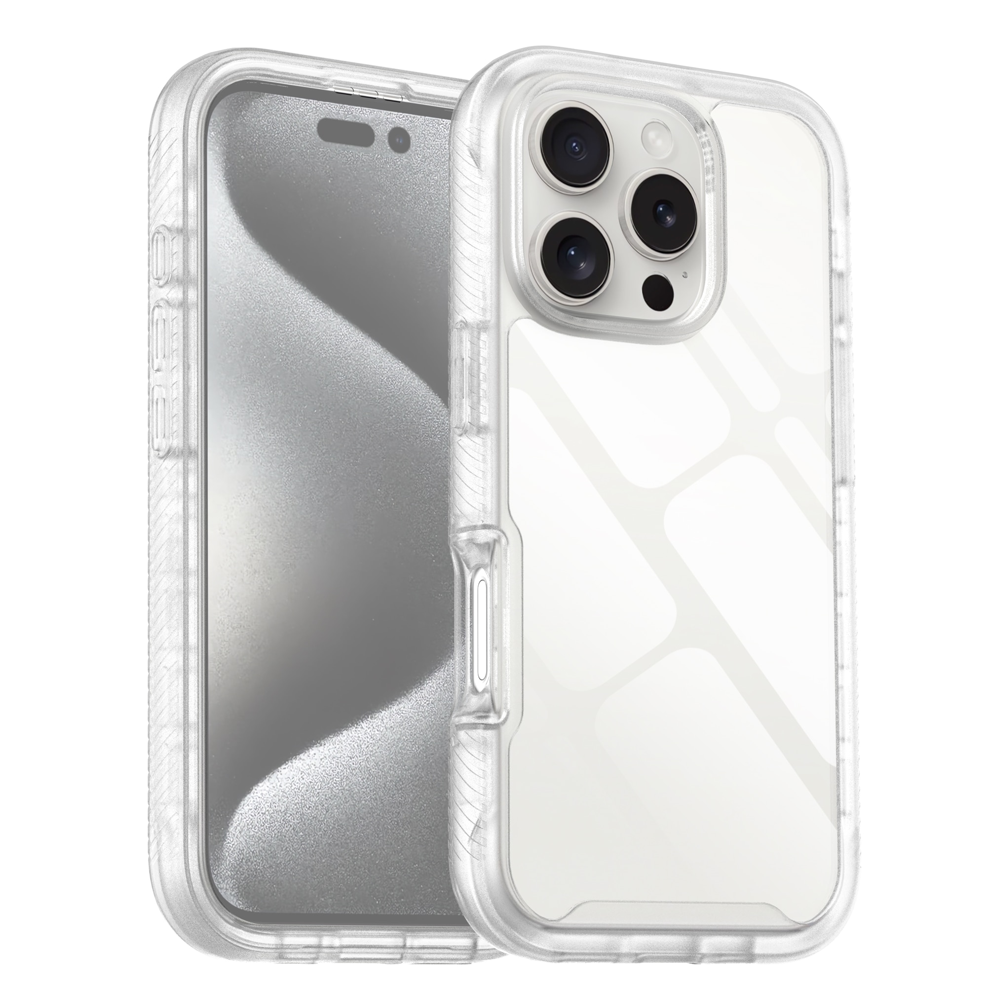 Full Protection Case iPhone 16 Pro Genomskinlig