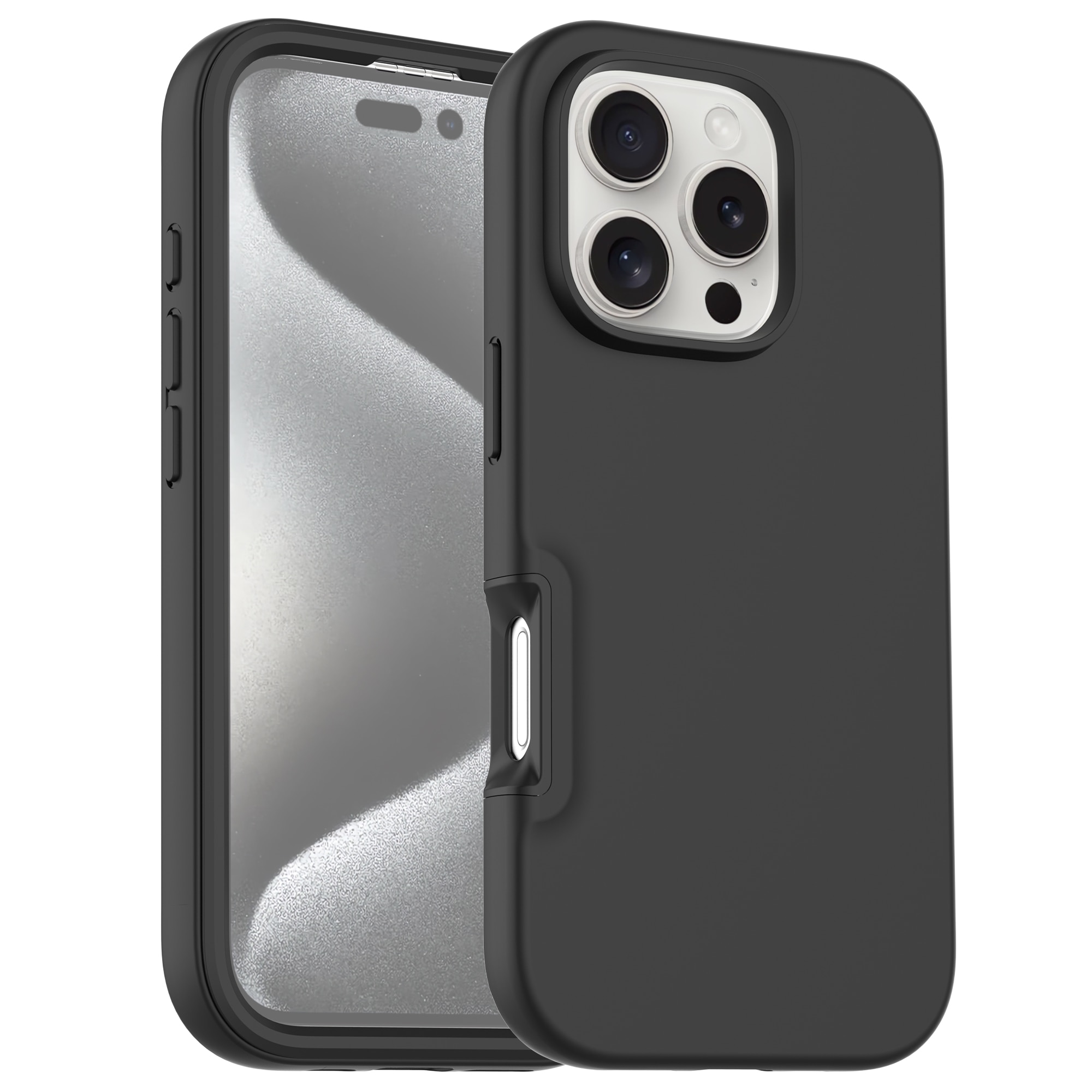 Full Protection Case iPhone 16 Pro Max Svart