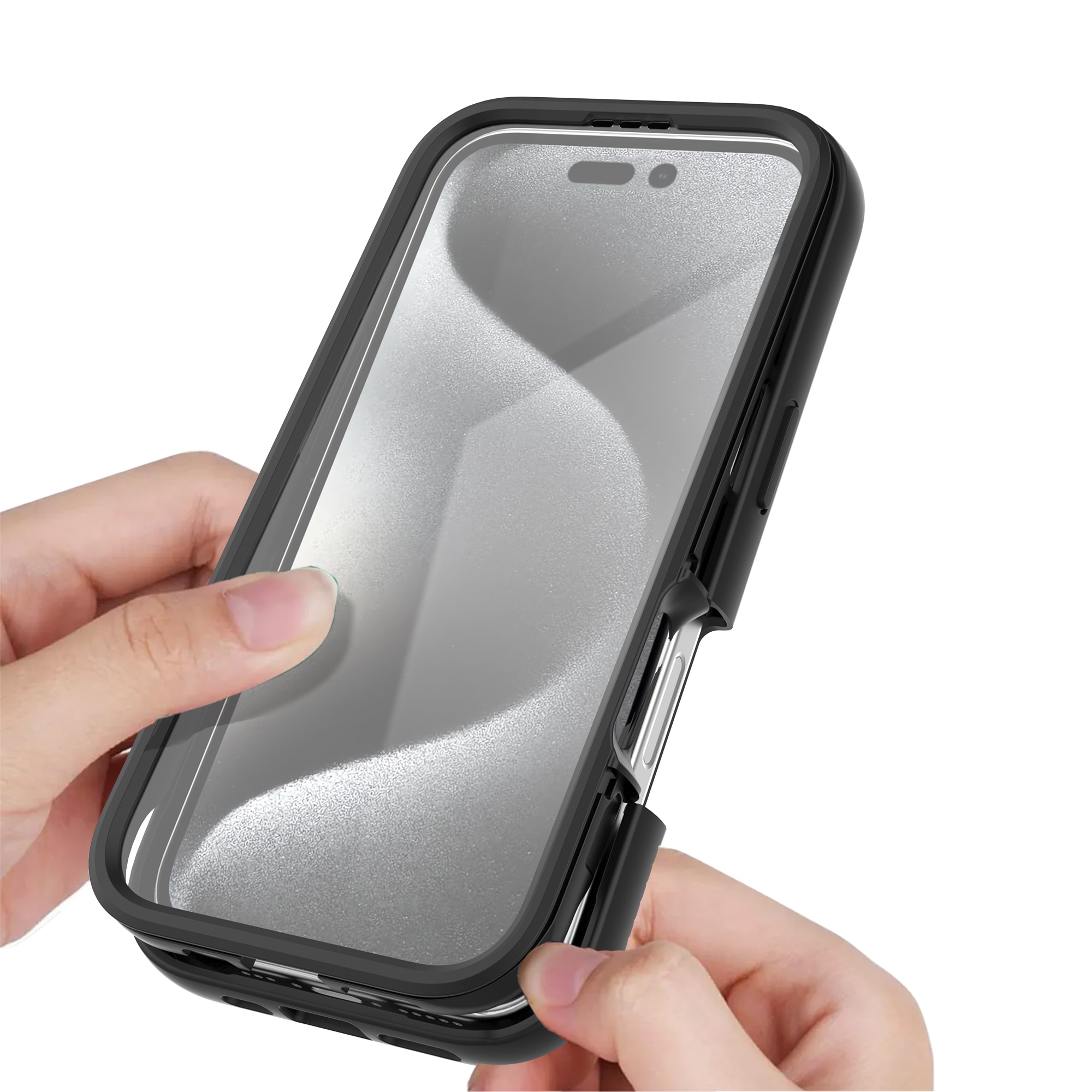 Full Protection Case iPhone 16 Pro Max Svart