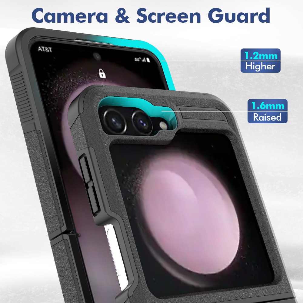 Off-road Hybridskal Samsung Galaxy Z Flip 7 Svart