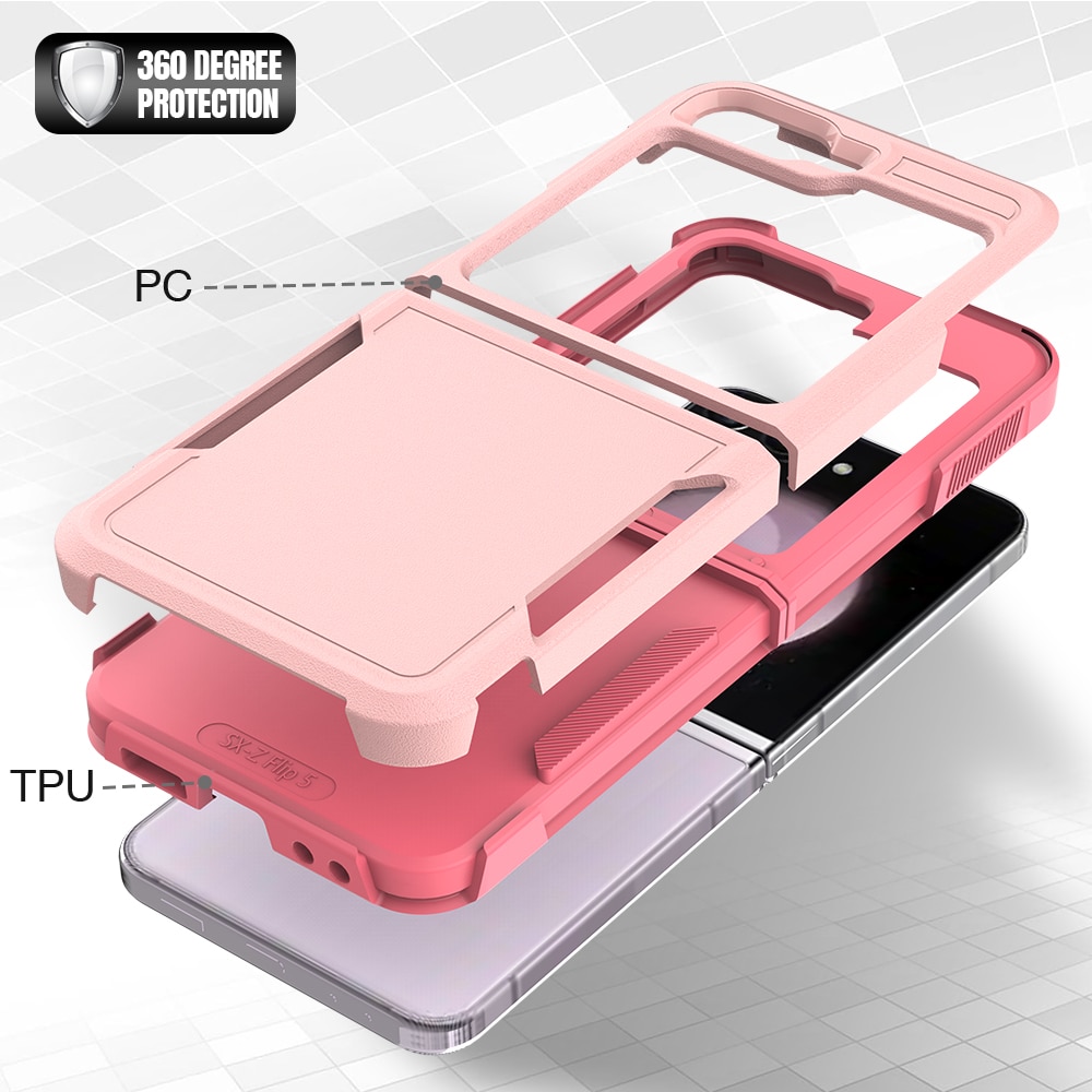 Off-road Hybridskal Samsung Galaxy Z Flip 7 FE Rosa