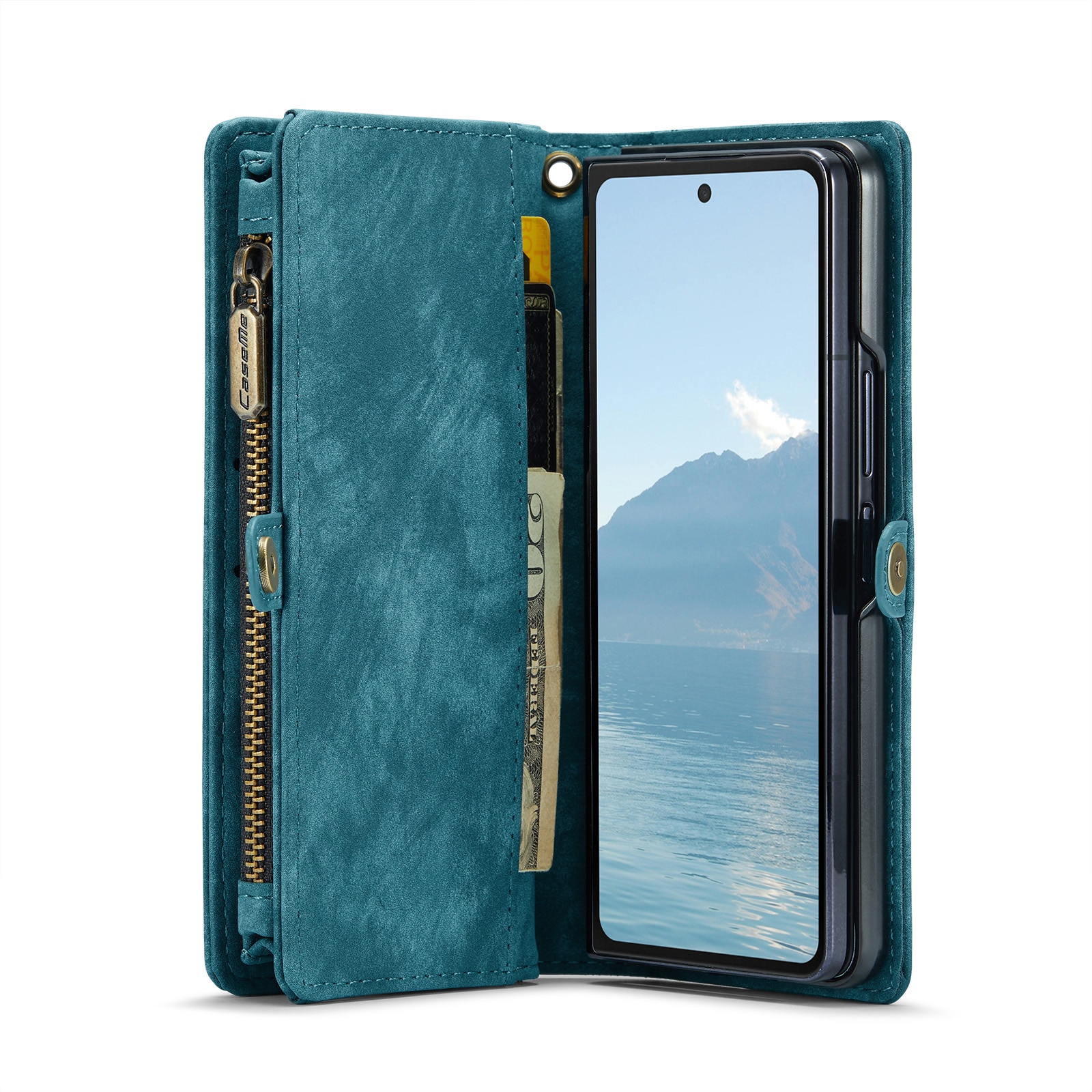 Multi-slot Plånboksfodral Samsung Galaxy Z Fold 6 Blå