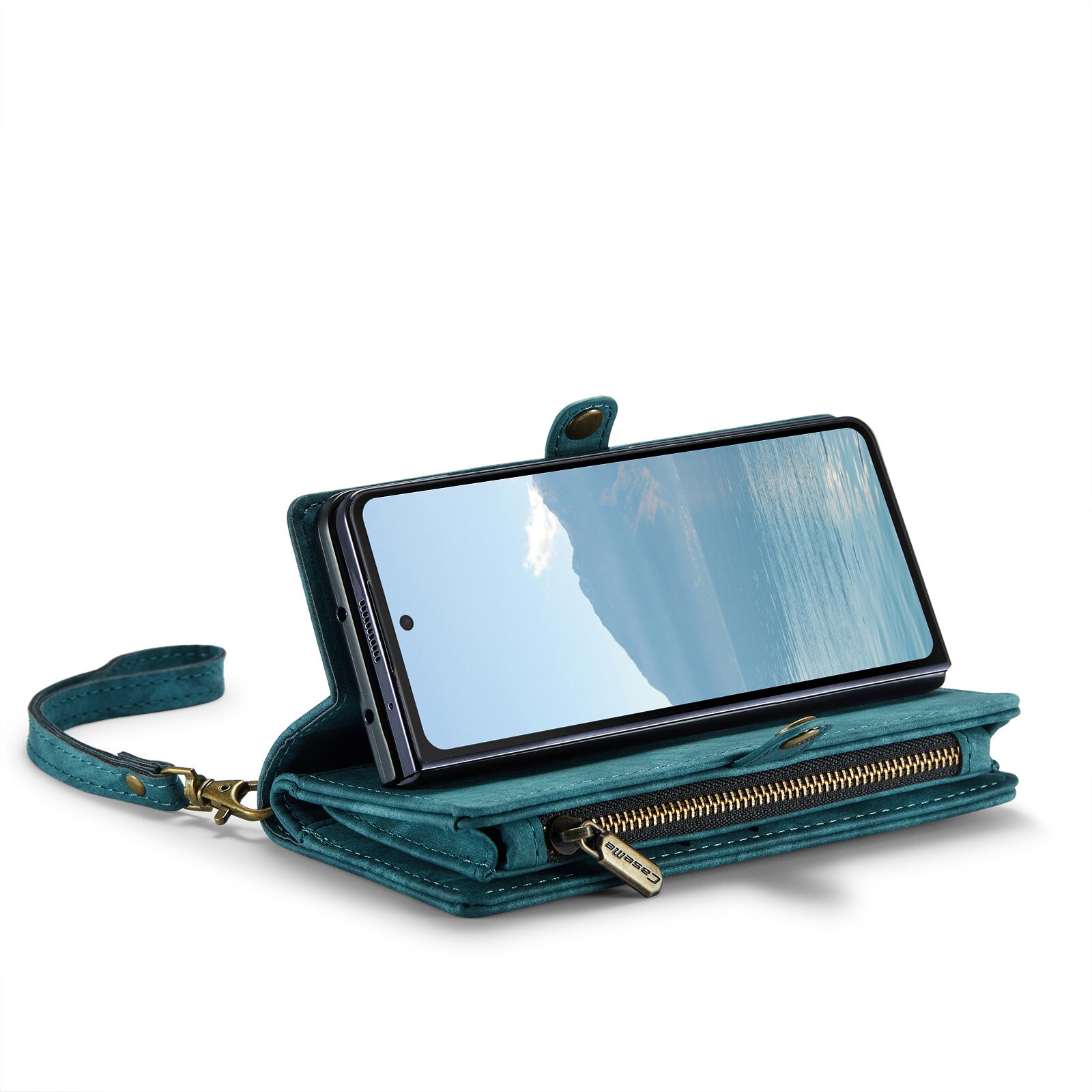 Multi-slot Plånboksfodral Samsung Galaxy Z Fold 6 Blå