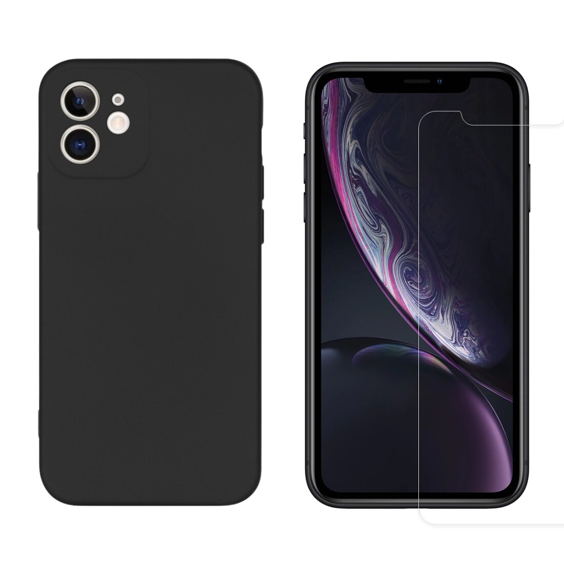 iPhone 11 Kit med TPU-skal och Skärmskydd