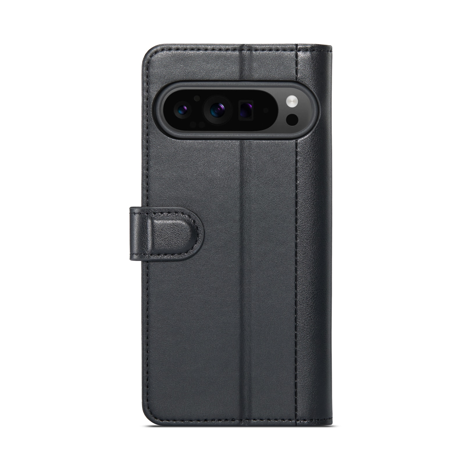Äkta Läderfodral Google Pixel 9 Pro XL Svart