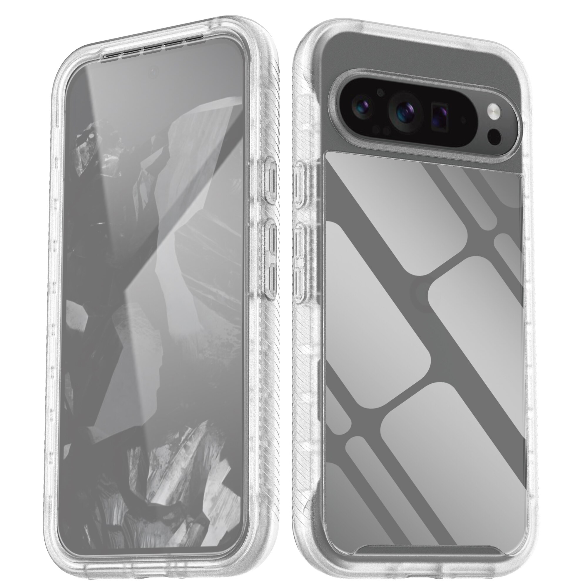 Full Protection Case Google Pixel 9 Pro XL Genomskinlig