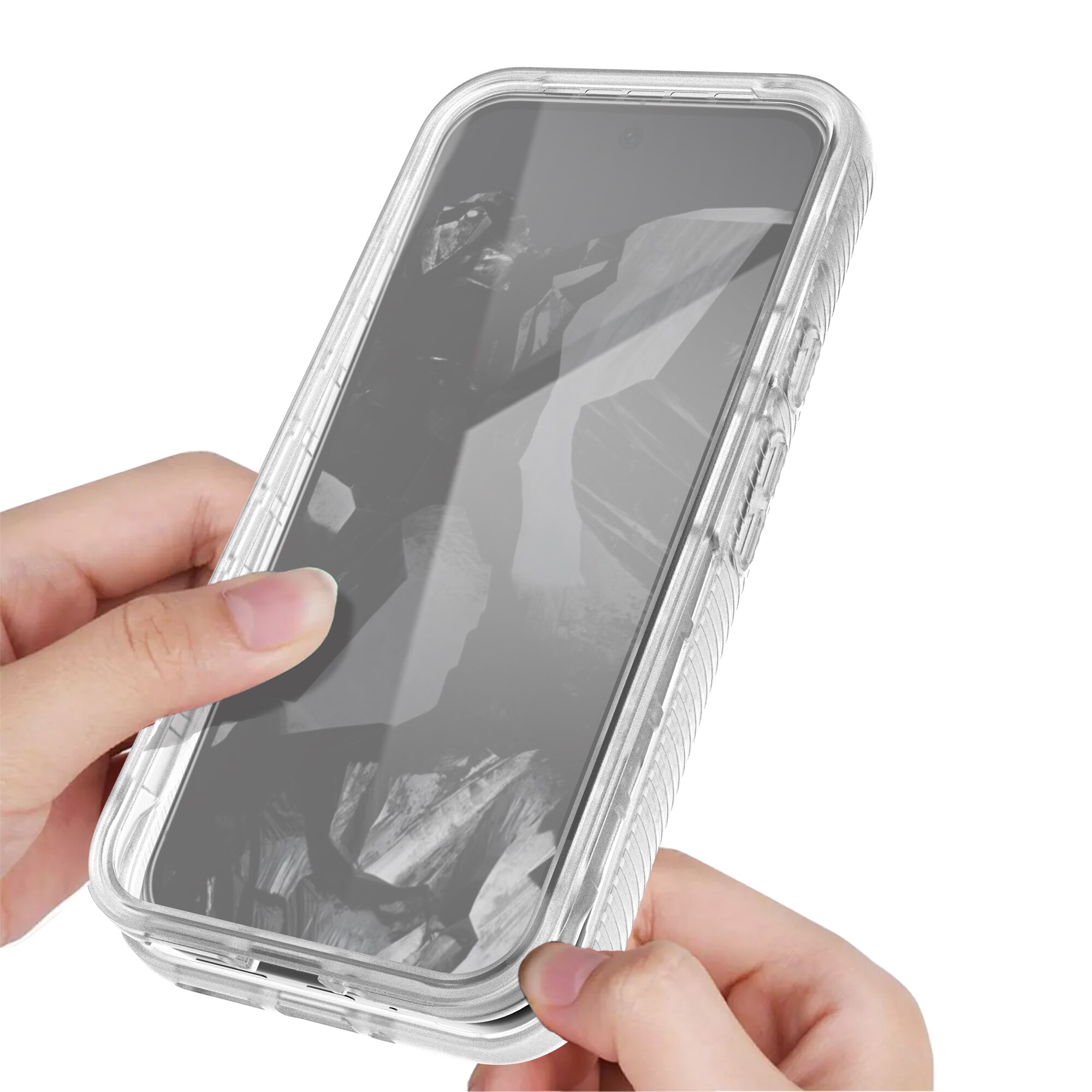 Full Protection Case Google Pixel 9 Pro XL Genomskinlig