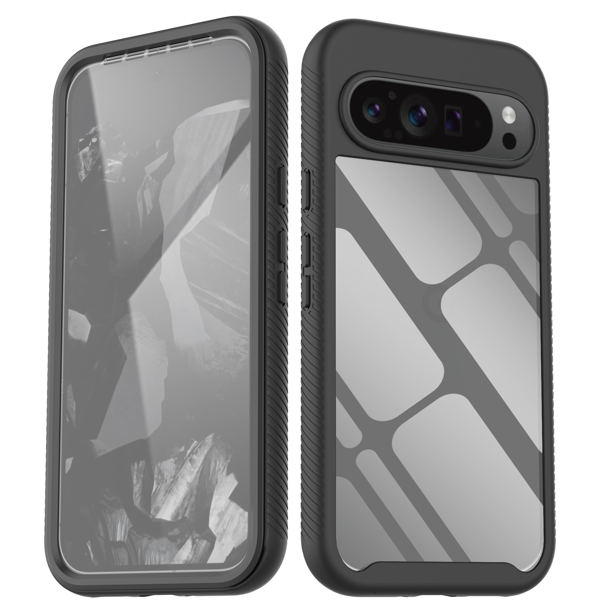 Full Protection Case Google Pixel 9 Pro XL Svart