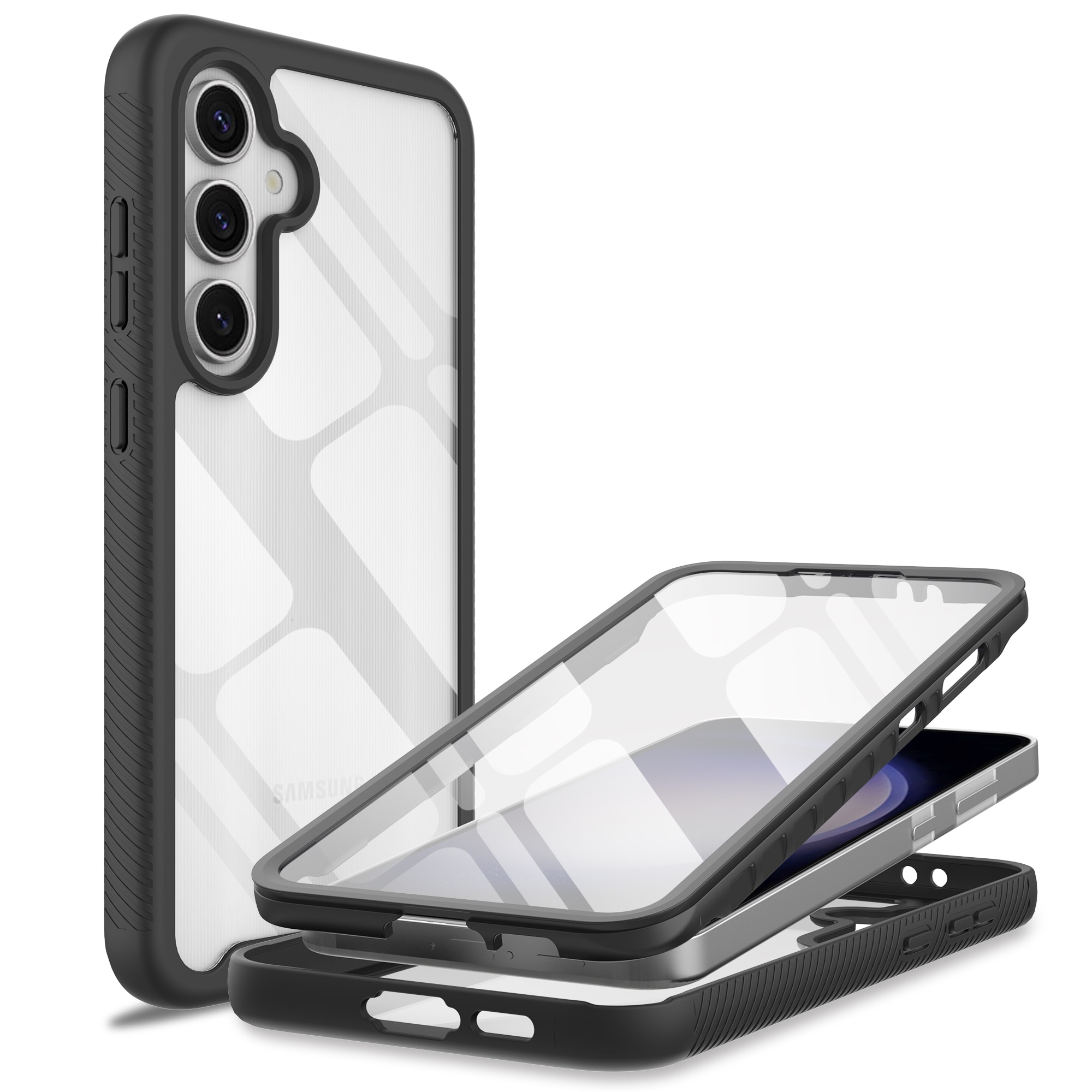 Full Protection Case Samsung Galaxy S24 FE Svart