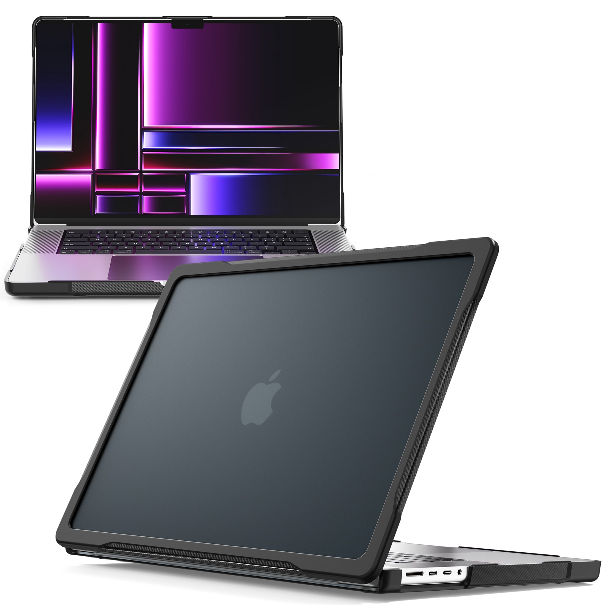 Stöttåligt Skal Apple MacBook Pro 16 2024 Svart