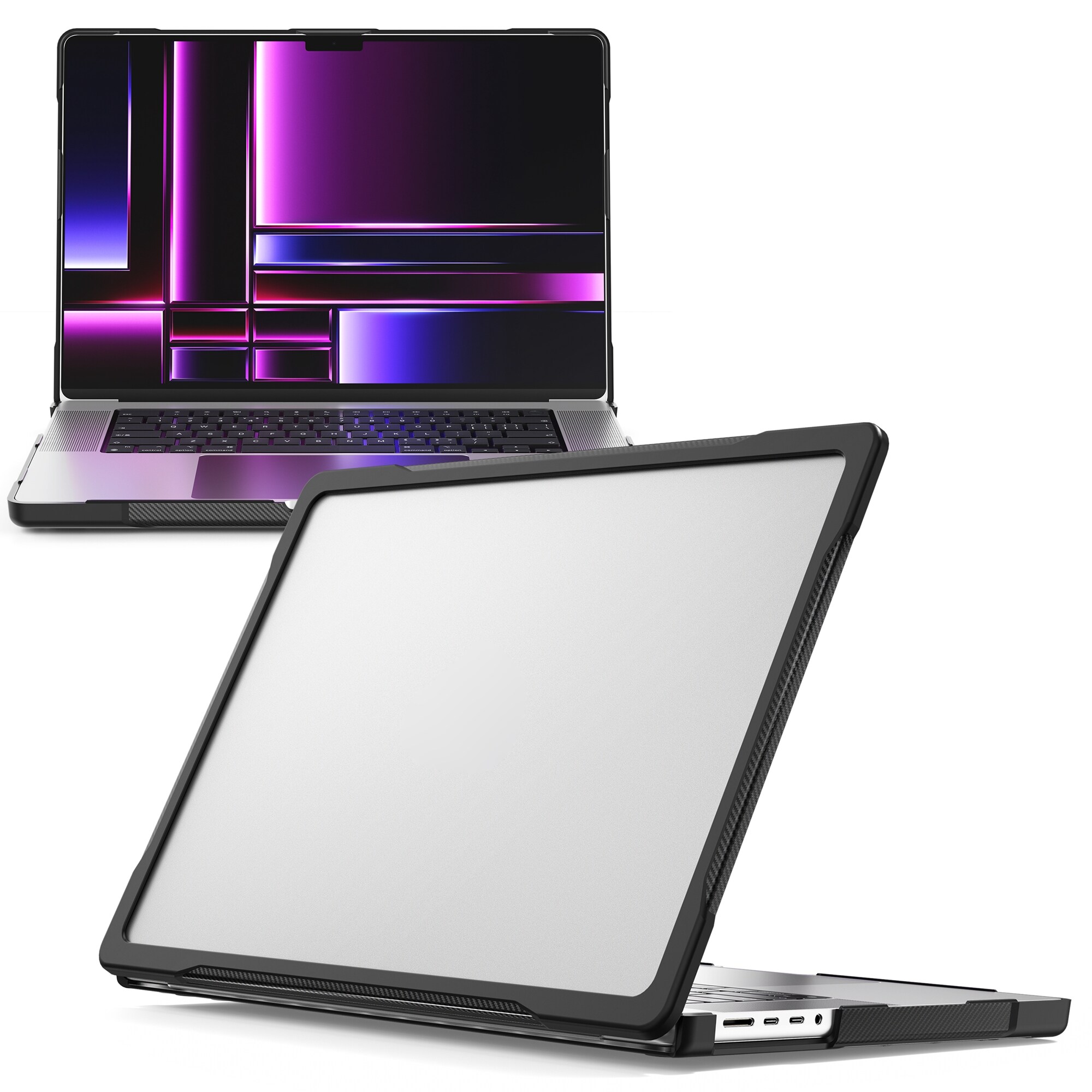 Stöttåligt Skal Apple MacBook Pro 16 2023 Genomskinlig