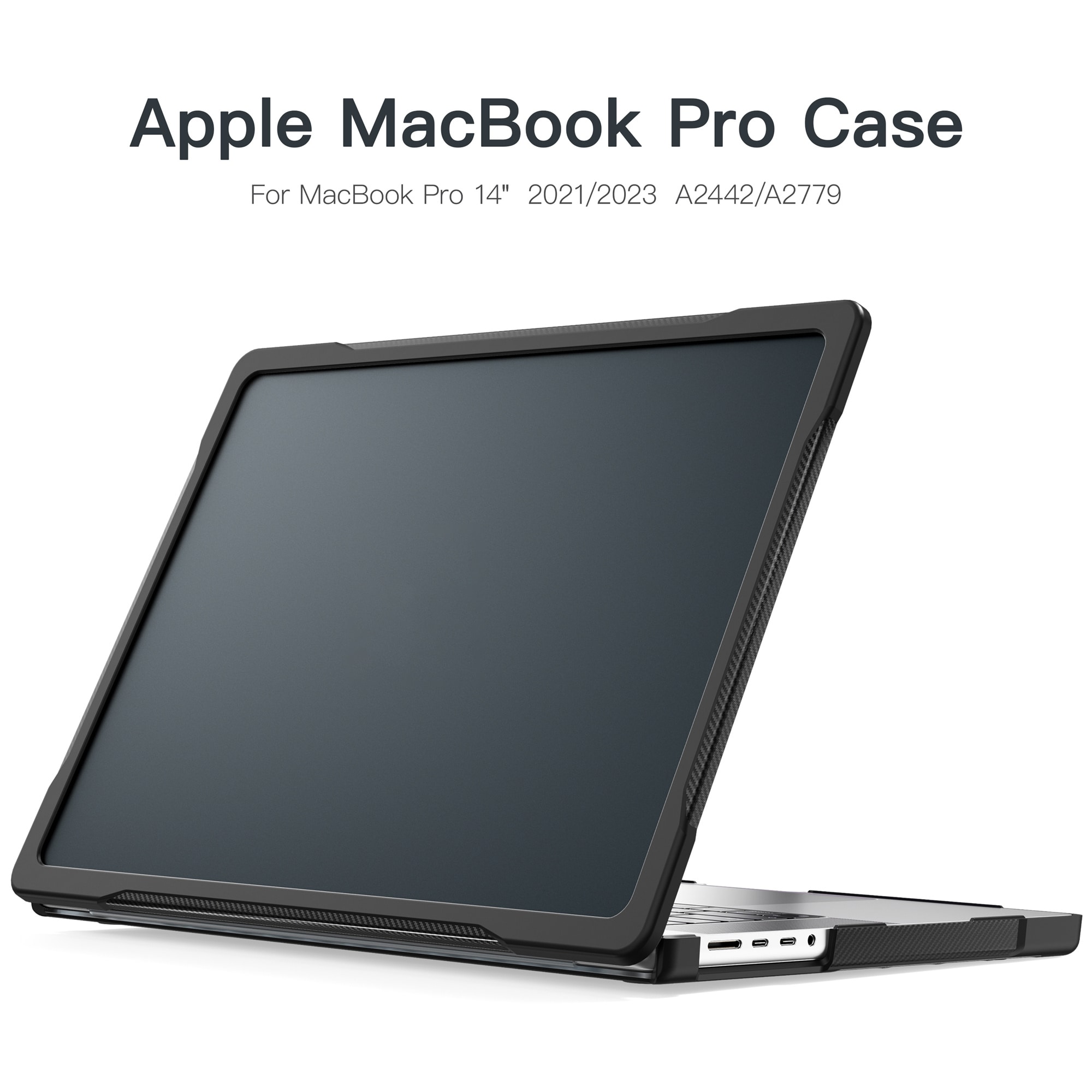 Stöttåligt Skal Apple MacBook Pro 14 2024 Svart