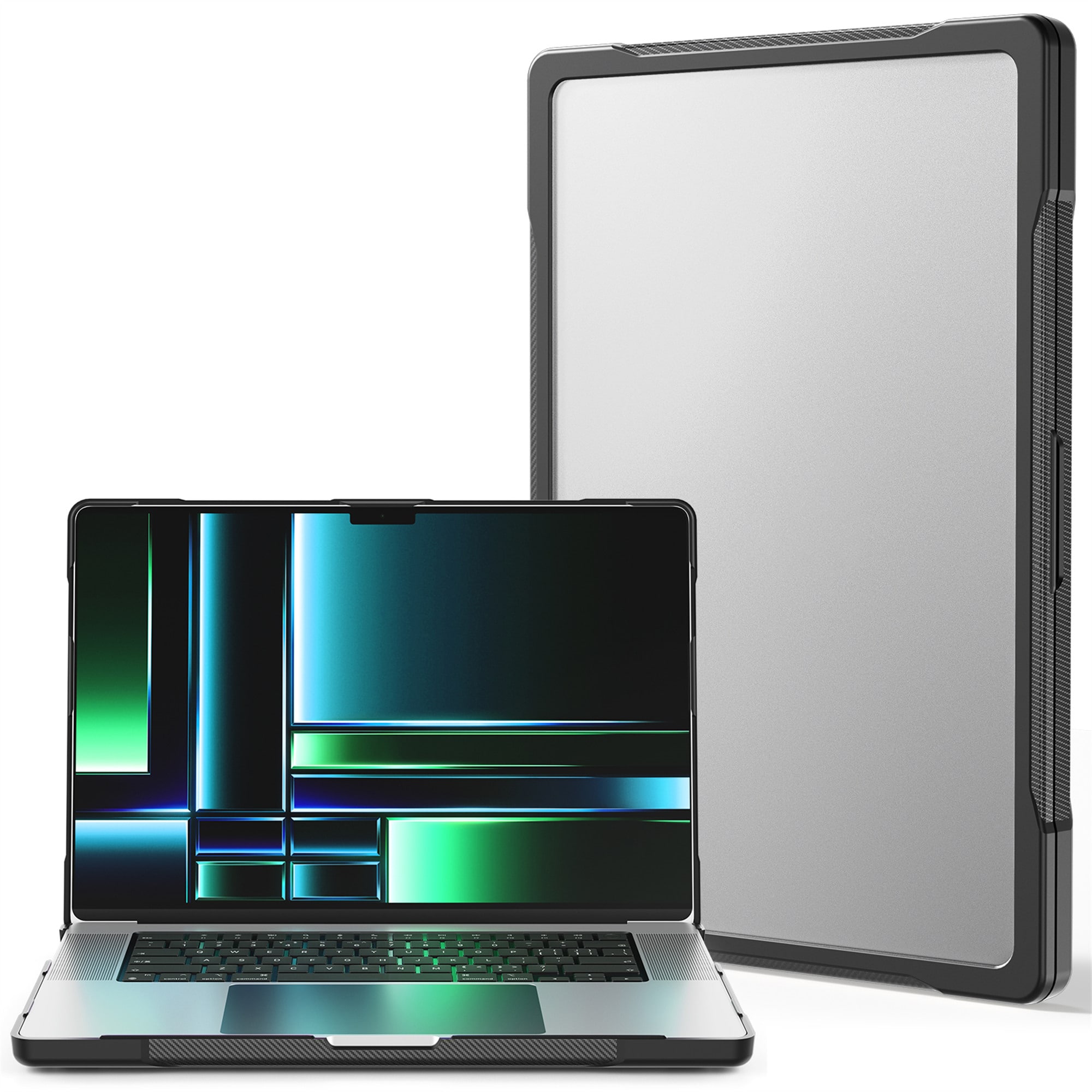 Stöttåligt Skal Apple MacBook Pro 14 2024 Genomskinlig