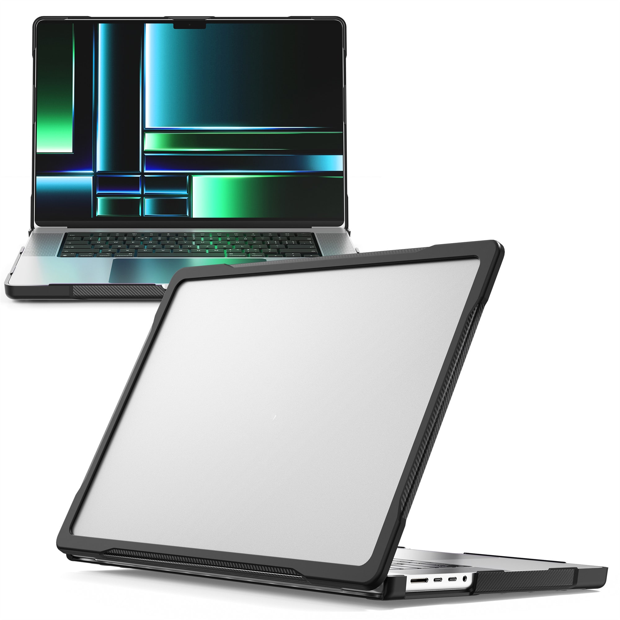 Stöttåligt Skal Apple MacBook Pro 14 2024 Genomskinlig