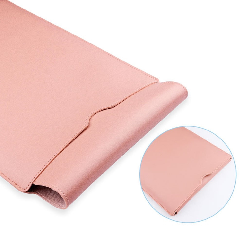 Laptop Sleeve Läder 14" rosa