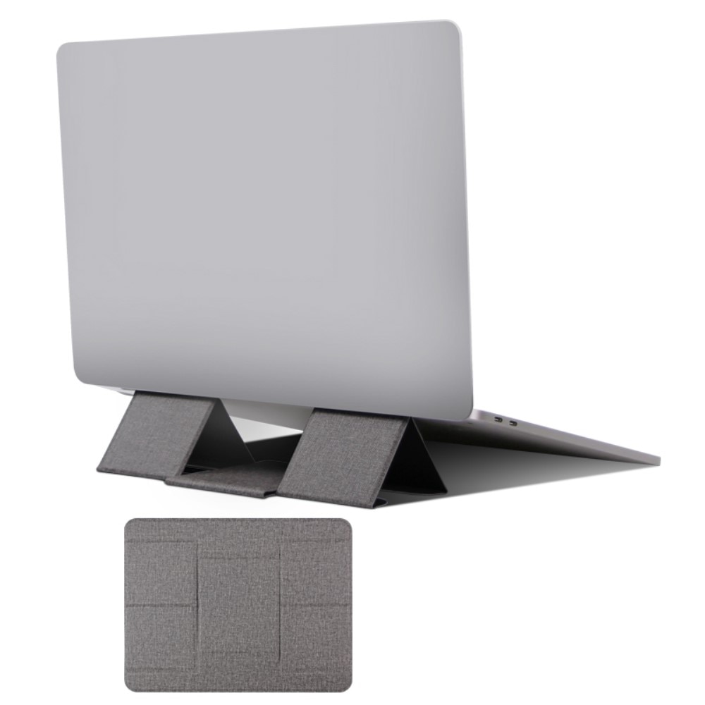 Vikbart Ställ för Laptop grå