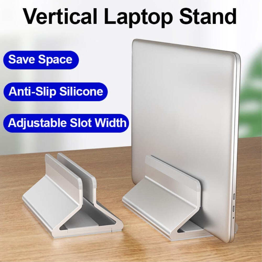 Justerbart Bordsställ för Laptop svart