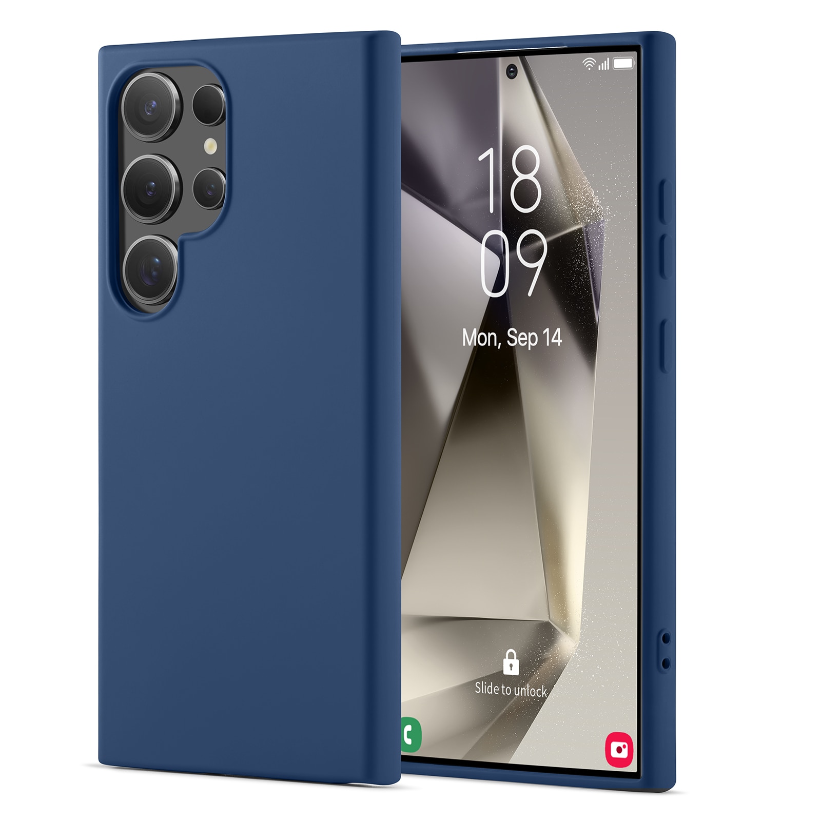 TPU Skal Samsung Galaxy S24 Ultra Mörkblå