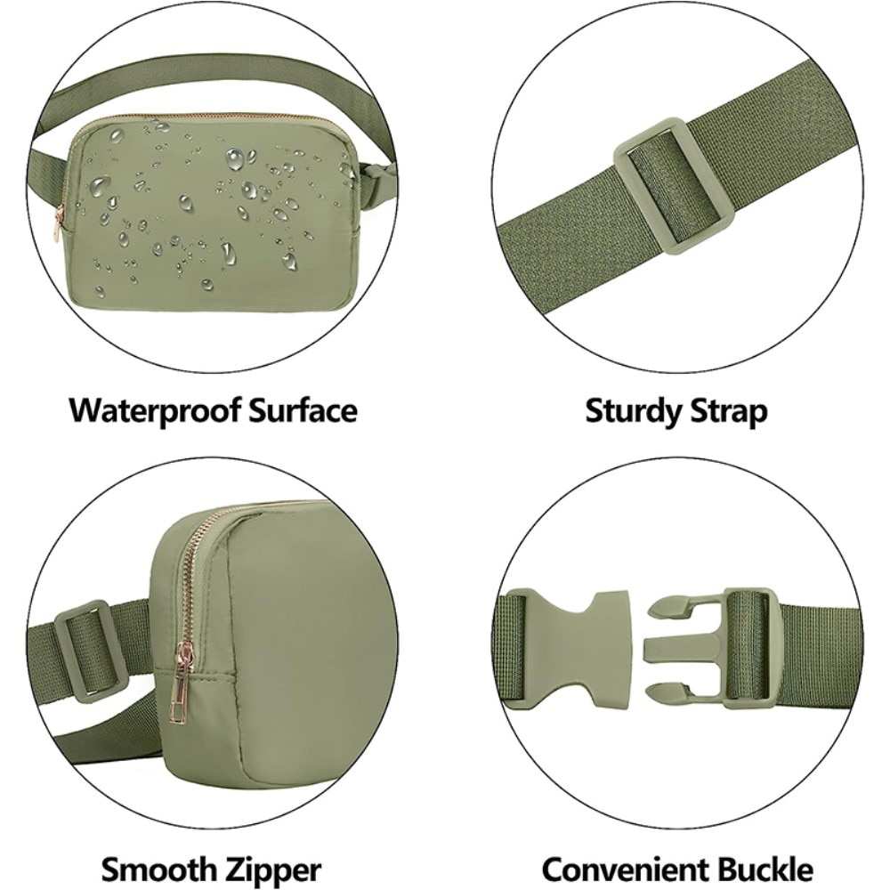 Crossbody Väska Nylon grön