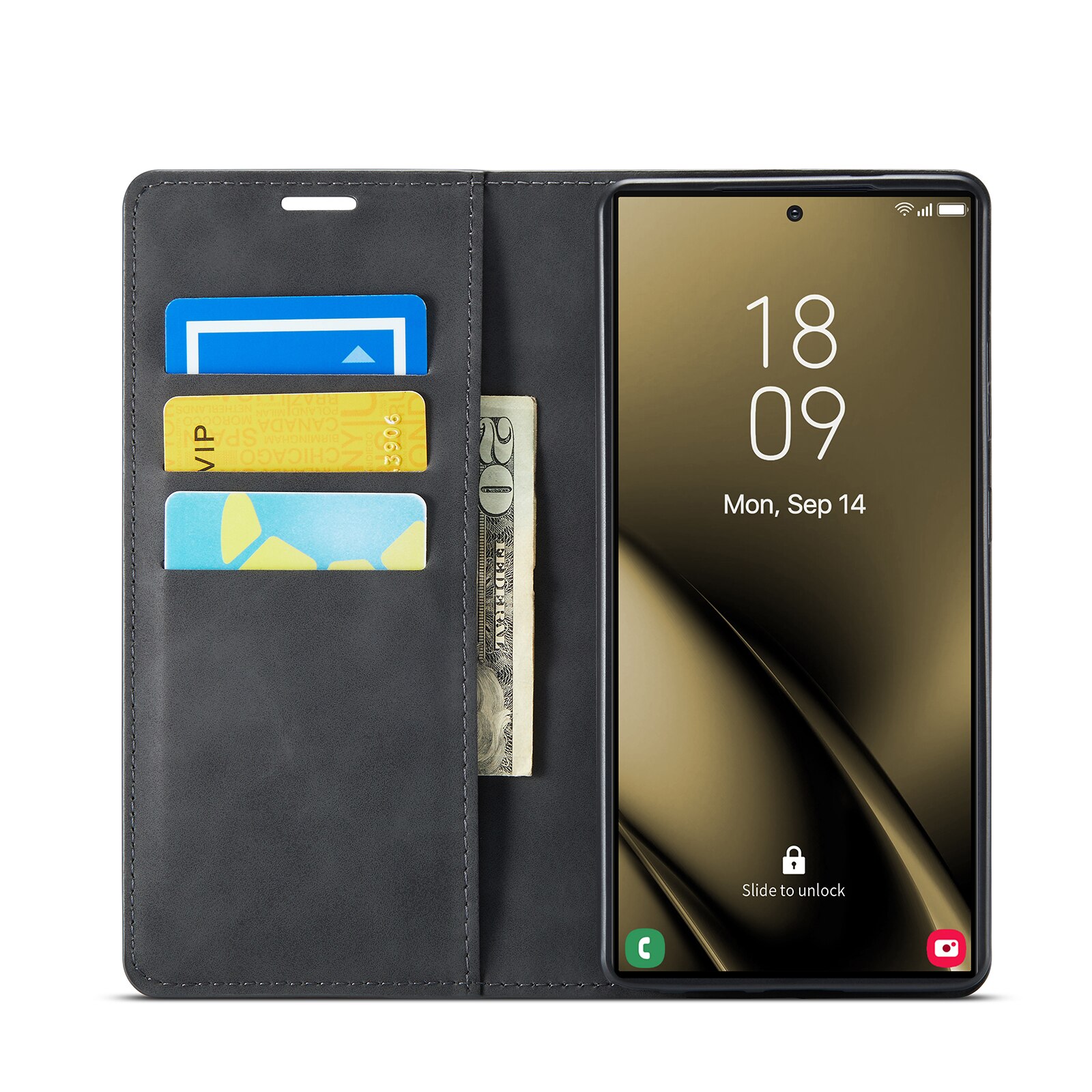 Samsung Galaxy S25 Ultra Slim Mobilfodral Svart