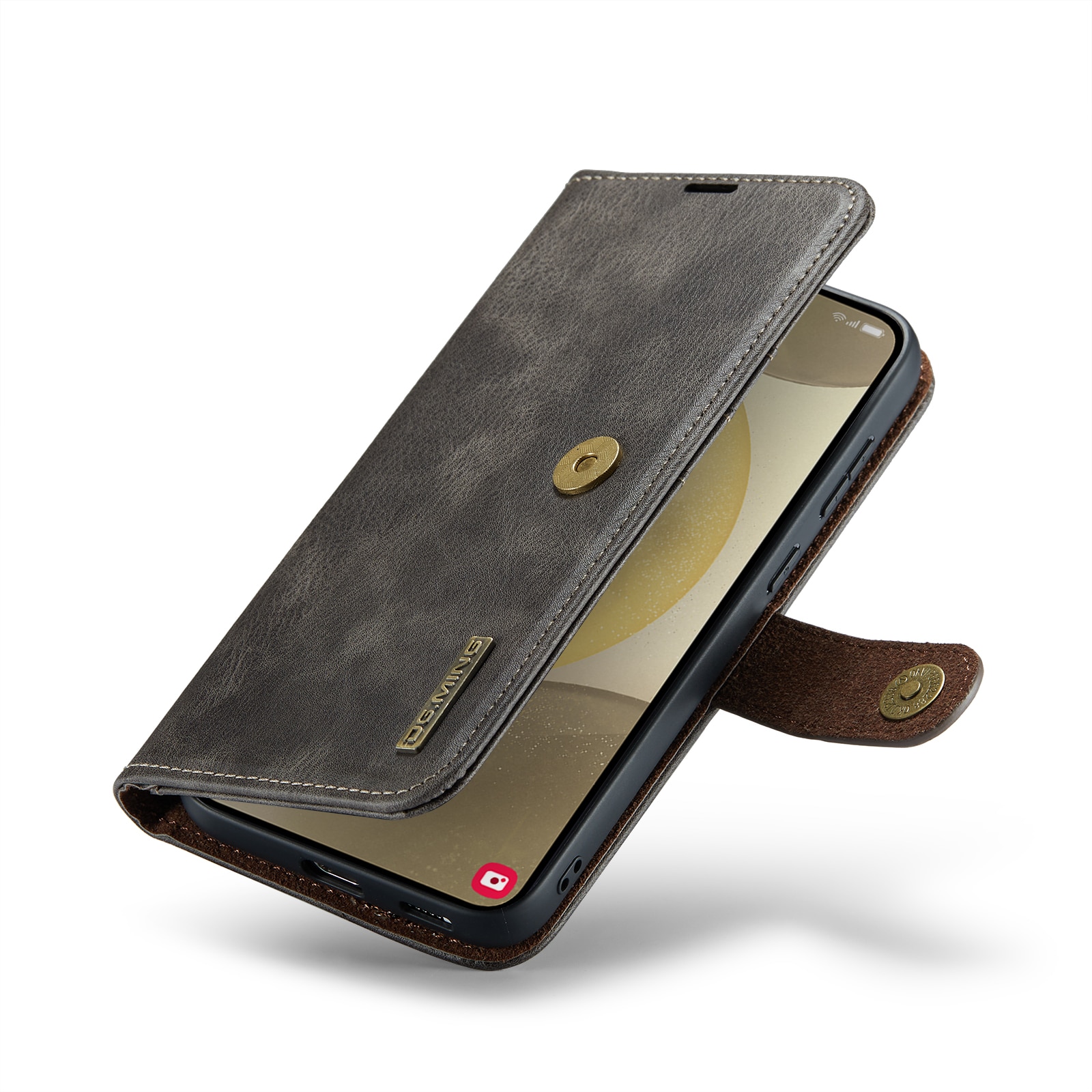 Magnet Wallet Samsung Galaxy S25 Plus Brown