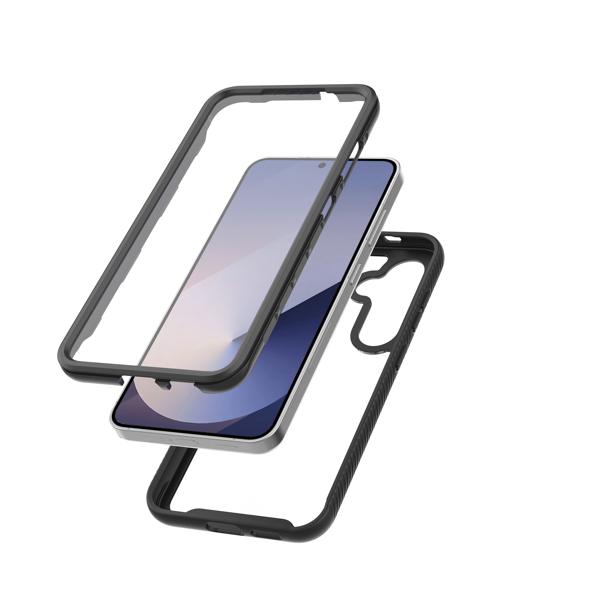 Full Protection Case Samsung Galaxy S25 Svart