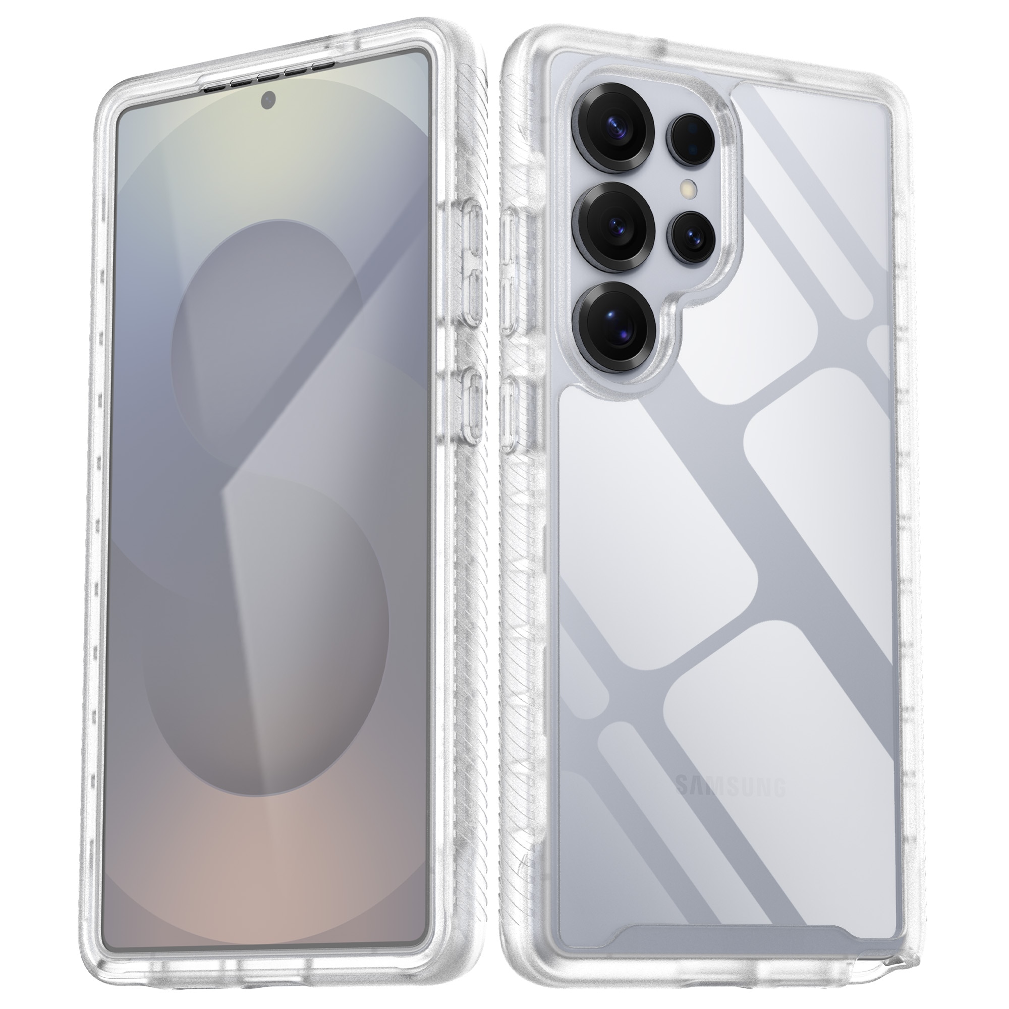 Full Protection Case Samsung Galaxy S25 Ultra Genomskinlig