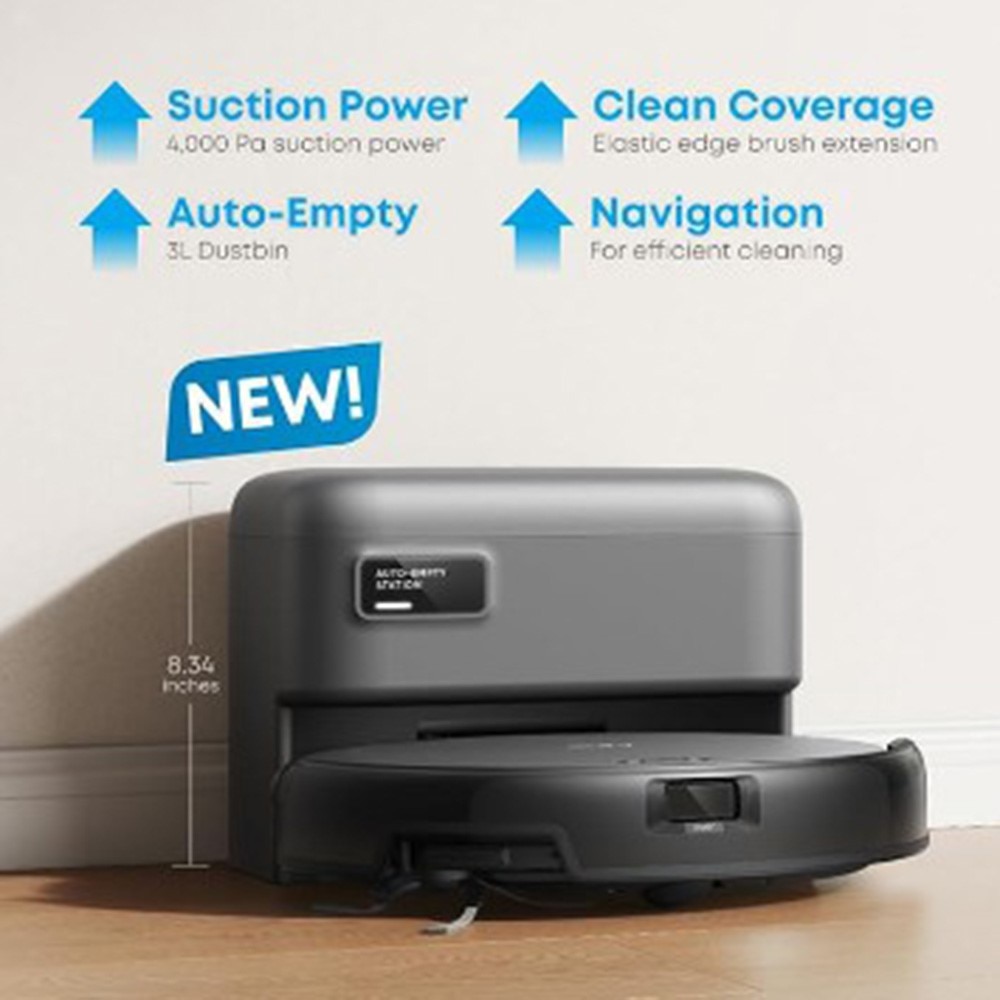 Sidoborste Eufy C10 Svart