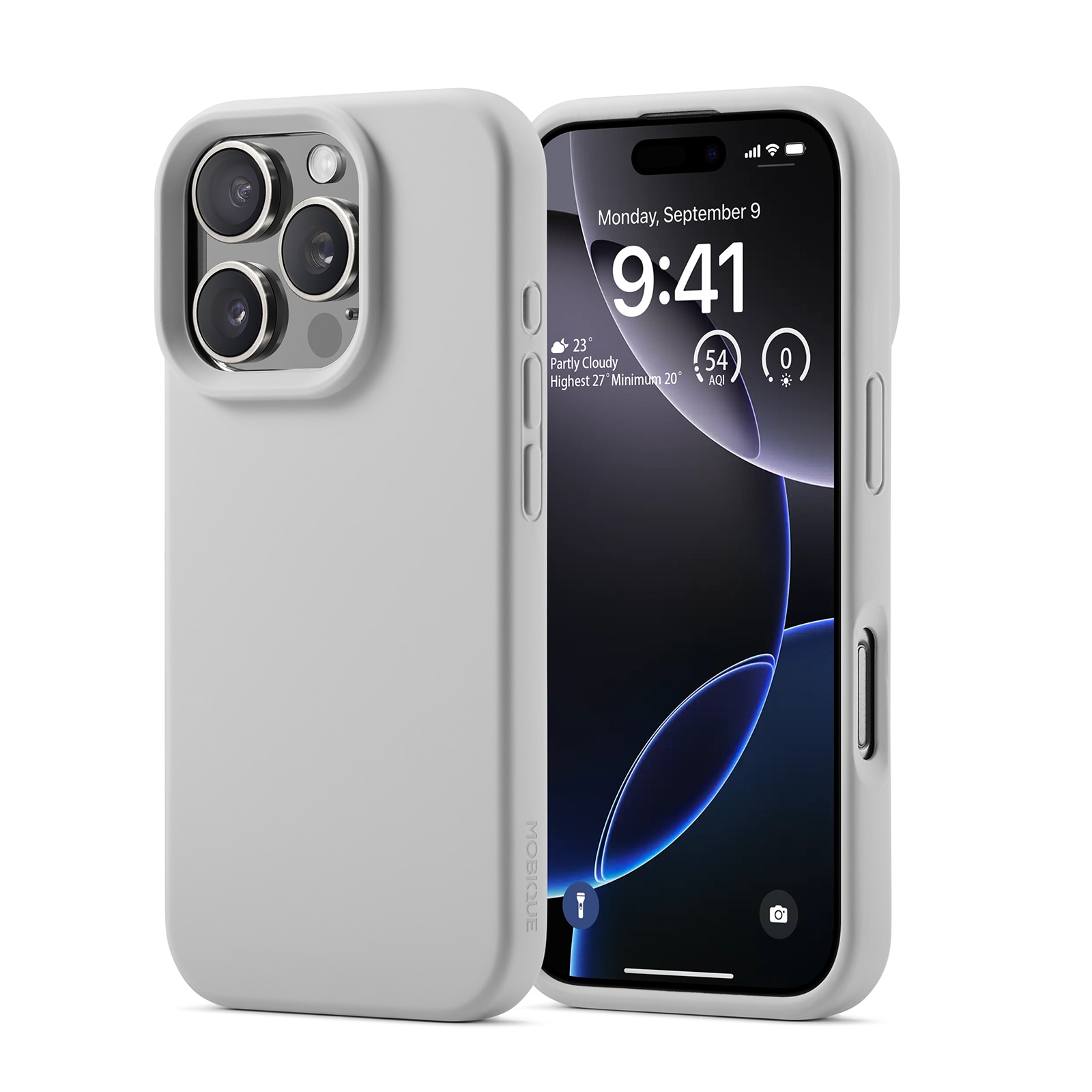 Magnetic Silikonskal iPhone 16 Pro Grå