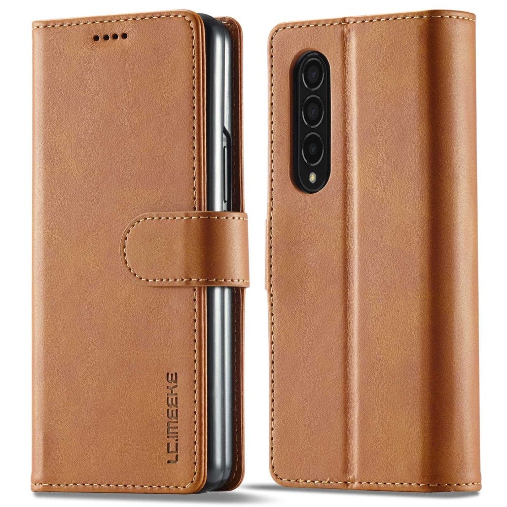 Plånboksfodral Samsung Galaxy Z Fold 4 Cognac