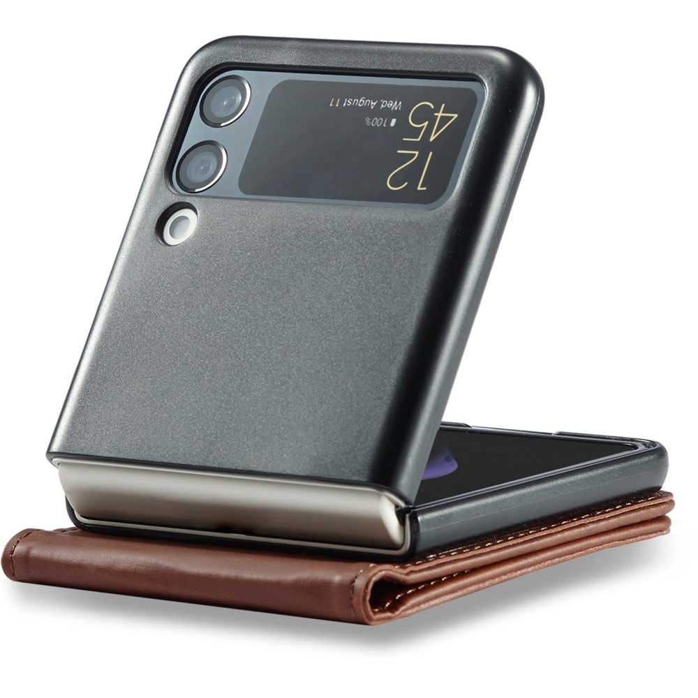Plånboksfodral Samsung Galaxy Z Flip 4 brun