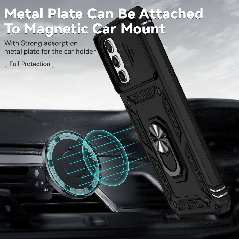 Hybridskal Ring + Kameraskydd Samsung Galaxy A13 Svart